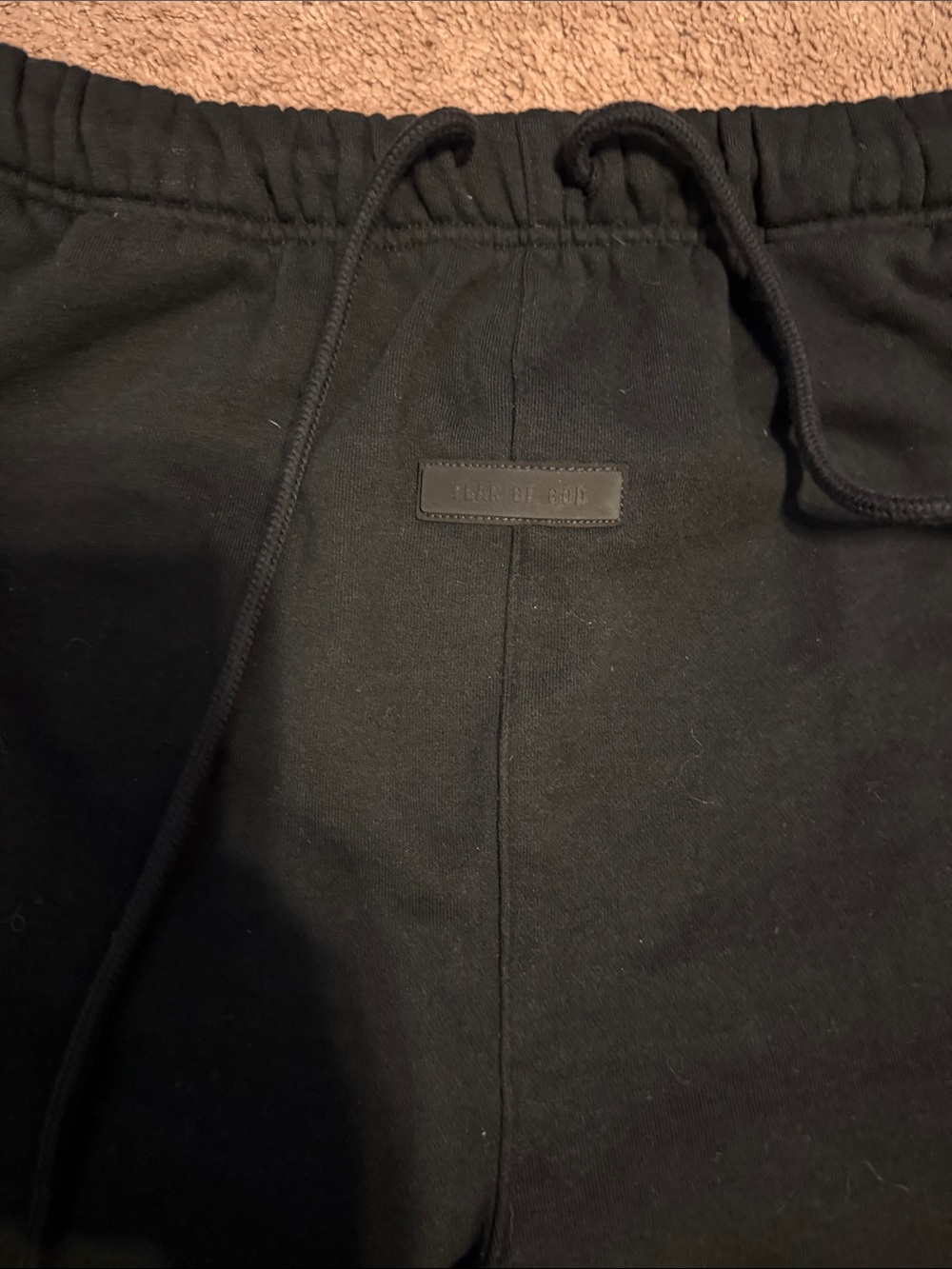 Fear of God Black Sweatpants Joggers